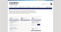 Desktop Screenshot of lehmanbrown.com